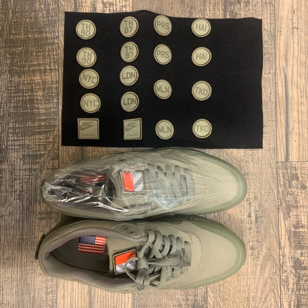 Air Max 1 V ‘Patch Steel Green' - Picture 2 of 4